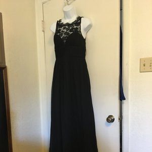 Aidan Maddox Black Lace Gown Prom Wedding 2